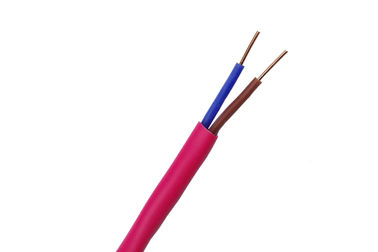 China Unshielded Solid 2 Core Fire Resistant Cable , Low Smoke PVC with Copper Conductor supplier