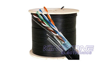 China UTP CAT5E Outdoor With Messenger Network Cable  4 Pairs 24AWG Bare Copper UV-PE supplier
