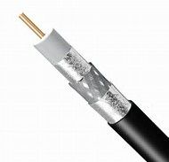 China RG6 Tri. Shielded CATV Coaxial Cable 18AWG CCS 77% Aluminum Braiding PVC Jacket supplier