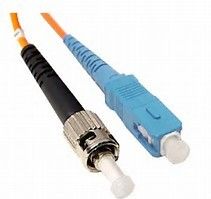 China Fiber Optic Patch Cord Low Insertion Loss ST to SC Multimode Simplex Fiber Cable supplier