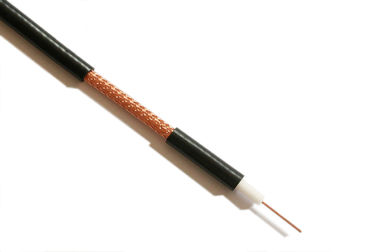China 20 AWG Bare Copper RG59 CCTV Coaxial Cable 95% CCA Braiding CM Rated PVC supplier