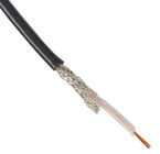 China RG174 Coaxial Cable 7×0.16mm Bare Copper with 95% Tinned Copper Braid for GPS company