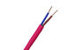 China FRLS Unshielded 0.75mm2 Fire Resistant Cable Solid Bare Copper Silicone Rubber exporter
