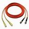 MM Fiber Optic ST to SC 50 / 125 μm Duplex Patch Cord for Gigabit Ethernet supplier