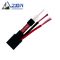 China Outdoor RG59 B/U CCTV Coaxial Cable 23AWG Copper Conductor with CCA Power exporter