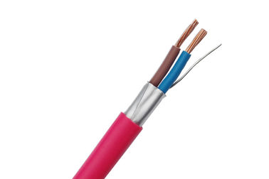 China PH120 Fire Resistant Cable 2 Core Bare Copper Silicone Insulation LSZH Jacket factory