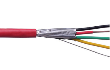 China FPLR-CL2R Fire Alarm Cable 14 AWG 4 Cores Solid Bare Copper Conductor for Monitors factory