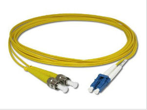 China Duplex ST to LC Fiber Optic Patch Cord 9 / 125 μm Singlemode for Telecommunication factory