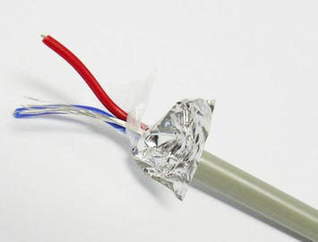 China Aluminum Mylar Foil Shielded Security Alarm Cable 1 Pair 1.00mm2 TC Conductor distributor