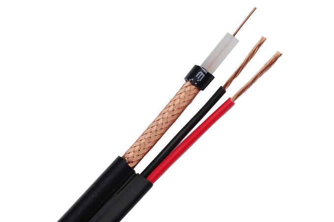 Powax Cable RG59 22AWG Copper with 1.00mm2 CCA Power Wire for CCTV Camera
