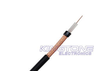 China 23 AWG BC Conductor RG59 B/U CCTV Coaxial Cable Solid PE 95% CCA Braid supplier