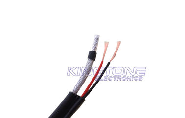 China 0.71mm BC Foam PE CCTV Coaxial Cable with 2 × 0.50 mm2 CCA Power in 100M 300M supplier