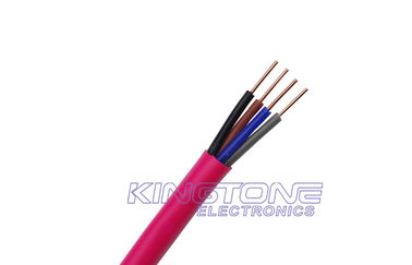 China FRLS 0.22mm2 Copper Fire Resistant Cable Unshielded Silicone Insulation Cables supplier