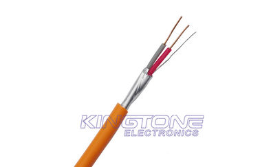 China FRHF 2 Cores Fire Resistant Cable , Solid Bare Copper with Silicone Insulation supplier