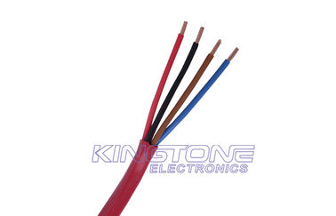 China 4 Core 14 AWG Fire Alarm Cable Solid Copper Conductor FPLR-CL2R PVC Insulation Riser supplier