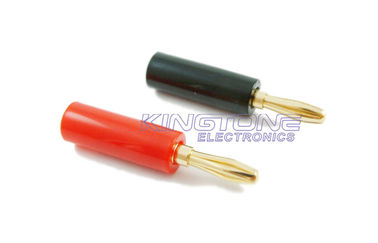 China Banana Plugs Connectors Solder Type Plug Dual Coaxial Cable or Wires supplier