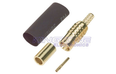 China MCX Crimp Style-Straight &amp; Right Angle Plug Jack RG174 / 188 / 316 supplier