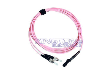 China Pink Multimode Fiber Optical Patch Cord SC to MTRJ 62.5/125 For Telecommunication supplier