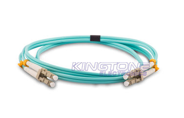 China Duplex White Fiber Optic Patch Cord LC to LC 62.5/125 Multimode supplier