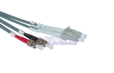 China Multimode Fiber Optic Patch Cord ST to LC 50/125 Duplex 3.0mm OD supplier