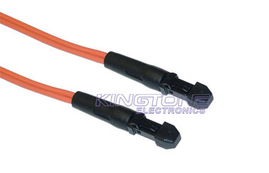 China MTRJ to MTRJ Optical Fiber Patch Cord 62.5/125 Multimode PVC supplier