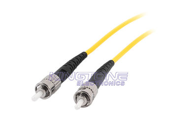 China Singlemode Zipcord ST to ST Fiber Optic Patch Cord 5.3 / 125 um Fiber Optic Accessories supplier