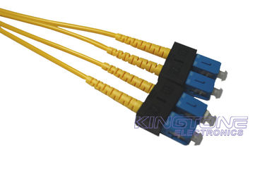 China SC to SC Duplex Fiber Optic Patch Cord SC PC for Terminal Box supplier