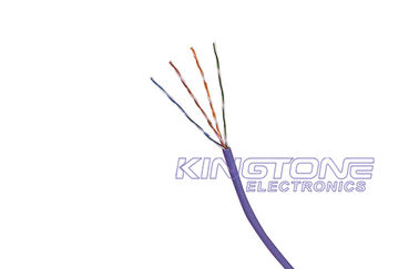 China CMR Rated UTP CAT5E Security Camera Cable , 24AWG Solid Bare Copper Cable supplier