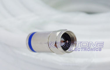 China RG6 CATV Coaxial Cable in 20M with Compression Connector for Digital Camera supplier