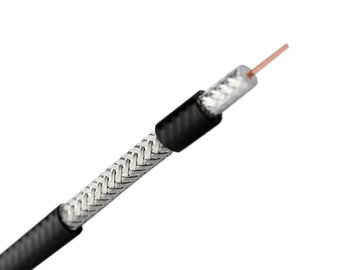 China CATV RG6 18 AWG CCS Dual Shielded Coaxial Cable Swept to 3.0 GHz  for Antennas supplier
