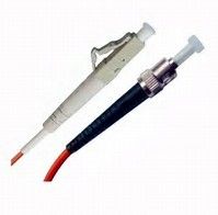 China MM Fiber Optic Patch Cord ST to LC 50 / 125 μm Simplex for Fiber Optic Sensor supplier