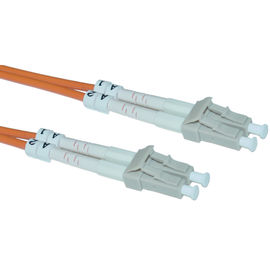 China Duplex LC to LC 50 / 125 μm Fiber Optic Patch Cord for CATV / FTTH / LAN supplier