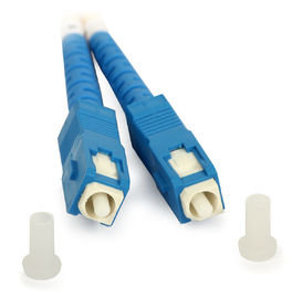 China Simplex SC to SC Fiber Optic Patch Cord 9 / 125 μm Singlemode 3.0mm LSZH Jacket supplier