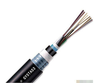 China Fiber Optic GYTA53 Stranded Loose Tube Armored Cable with Double PE Sheath supplier