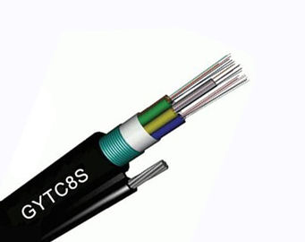 China Figure 8 Fiber Optic Cable GYTC8S with Stranded Steel Wires for Self-supporting supplier