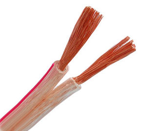 China Transparent Speaker Cable 2 × 1.50mm2 99.99% OFC Conductor for Audio System supplier