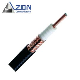 China 1/2&quot; RF Coaxial Cable with CCA Conductor Corrugated Copper Tube and PE Jacket supplier