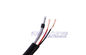 0.71mm BC Foam PE CCTV Coaxial Cable with 2 × 0.50 mm2 CCA Power in 100M 300M supplier