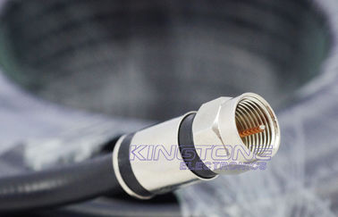 RG6 CATV Coaxial Cable in 20M with Compression Connector for Digital Camera supplier