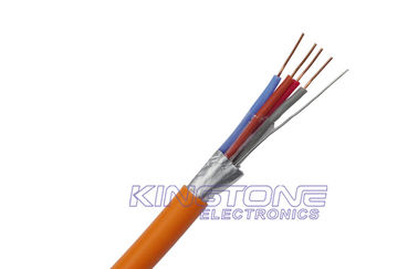 FRHF 4 Cores Fire Resistant Cable Solid Bare Copper with Silicone Insulation supplier