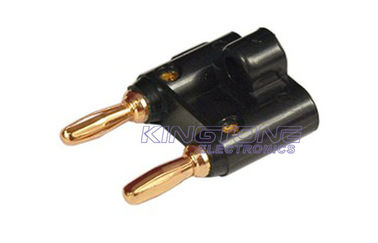 Banana Plugs Connectors Solder Type Plug Dual Coaxial Cable or Wires supplier