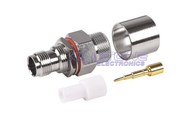 Solderless Connectors Jack Plug Male Polarity Low Loss Cable supplier