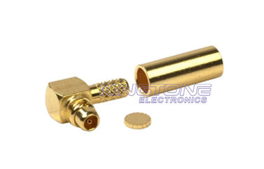 MMCX Connectors Crimp and Right Angle Plug RG174 / 188 / 316 Cable supplier