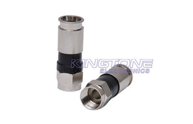 F Type Male Bulkhead Coaxial Cable Connectors 75 Ohm for RG58 RG 59 RG6 supplier