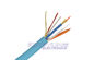 Blue Indoor 12 Core PVC Fiber Optic Network Cable G.652D , Multimode Fiber Optic Cable supplier