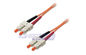 PVC SC to SC 62.5 / 125 um Fiber Optic Patch Cord Multimode Duplex supplier