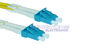 Duplex White Fiber Optic Patch Cord LC to LC 62.5/125 Multimode supplier