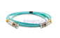 Duplex White Fiber Optic Patch Cord LC to LC 62.5/125 Multimode supplier