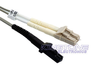 Orange LC to MTRJ Optical Fiber Patch Cable 62.5/125 With Low insertion loss supplier