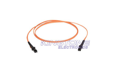 MTRJ to MTRJ Optical Fiber Patch Cord 62.5/125 Multimode PVC supplier